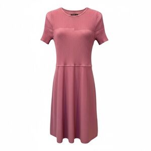 Vince Camuto Rib Fit & Flare Sweater Dress Large